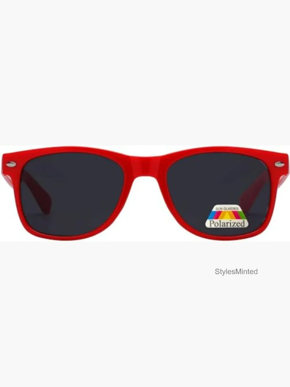 Kids Polarized Sunglasses UV Protected Anti-Glare Rectangle Toddler Boys Girls